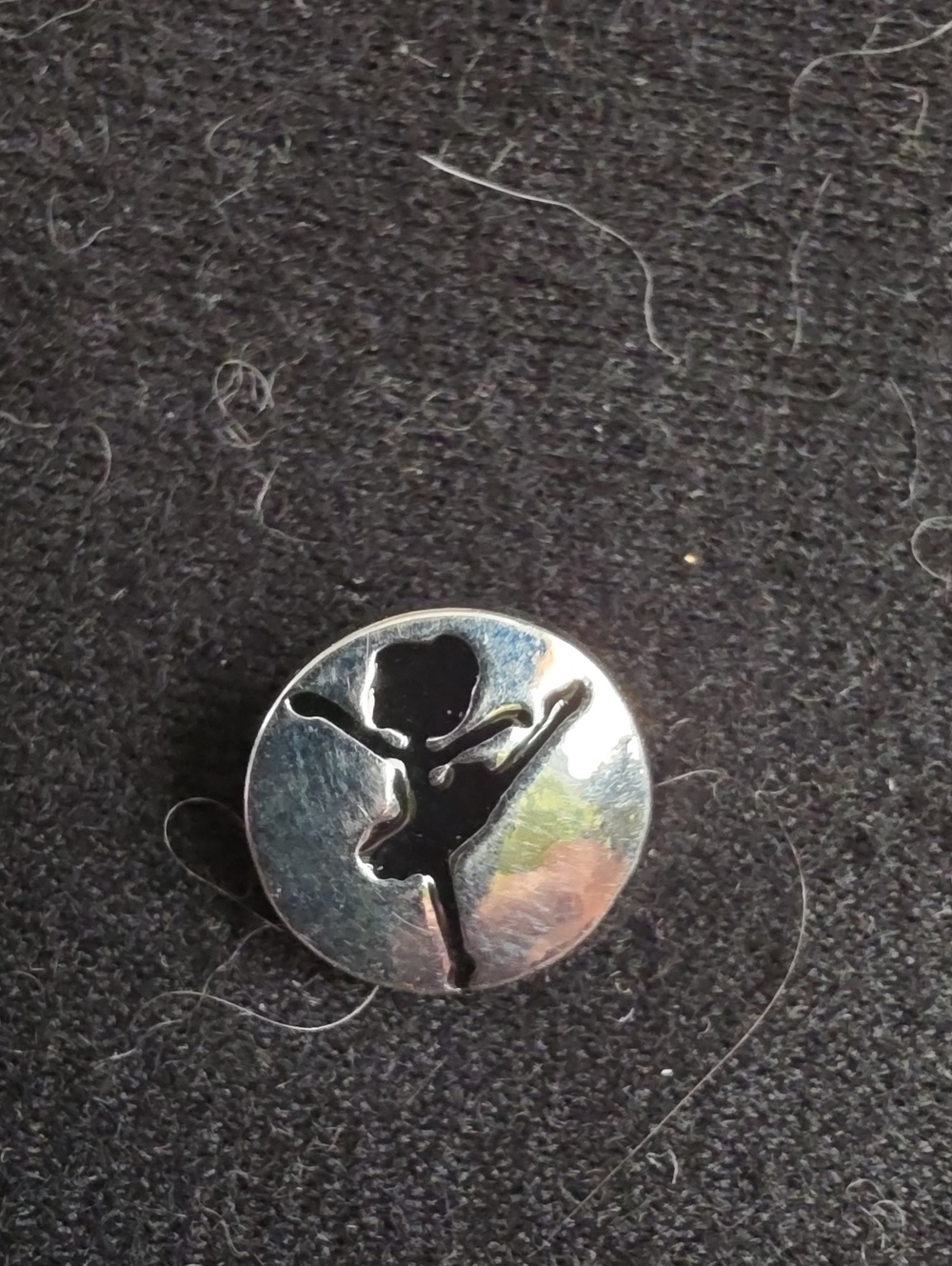 STYLE DOTS - Original - Silver Ballerina Snap – Ballet Dancer Accessory